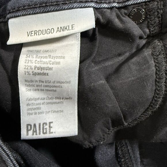 PAIGE Verdugo Ankle Jeans Women’s Size 27 - Picture 4 of 6